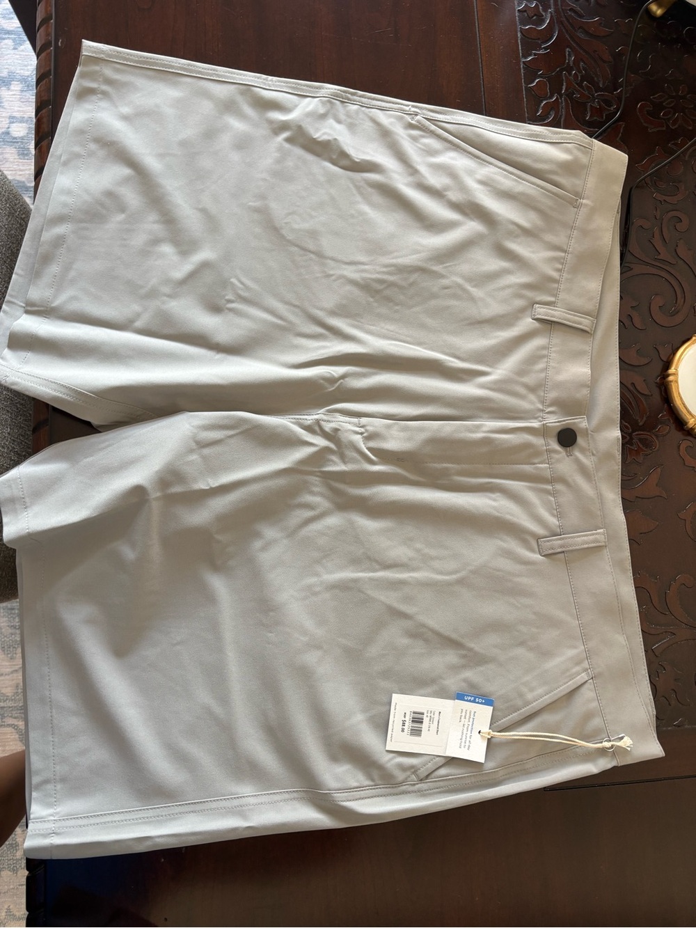 Free Fly Apparel Men's Light Gray Flat Front Performance Shorts